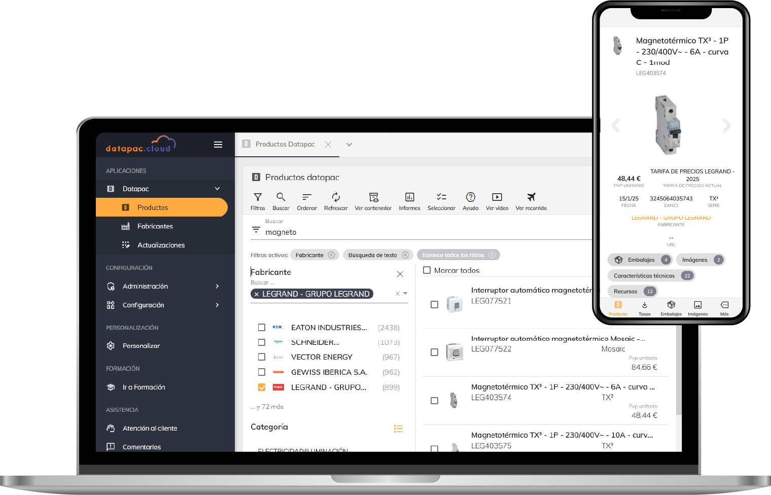 mockup datapac